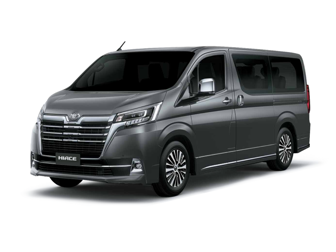 HIACE WAGON GRIS OSCURO FRENTE – Tsuyoi – Toyota en Patagonia